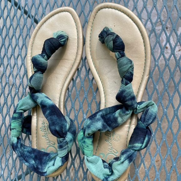 Seychelles tye dye  sandals - Picture 9 of 11